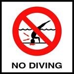 "No Dive" Symbol - Deck C621500