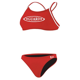 Lifeguard Bikini Red