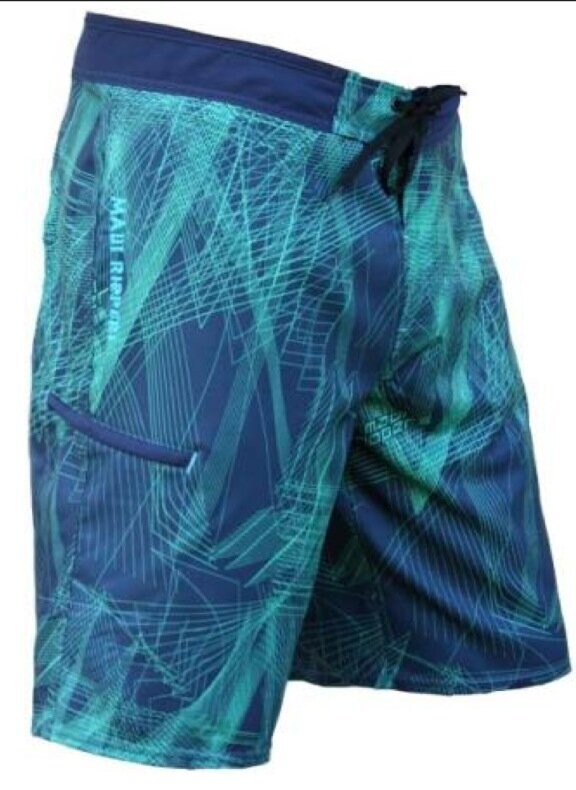 Men's 4 Way Stretch Lazer Green Boardshort